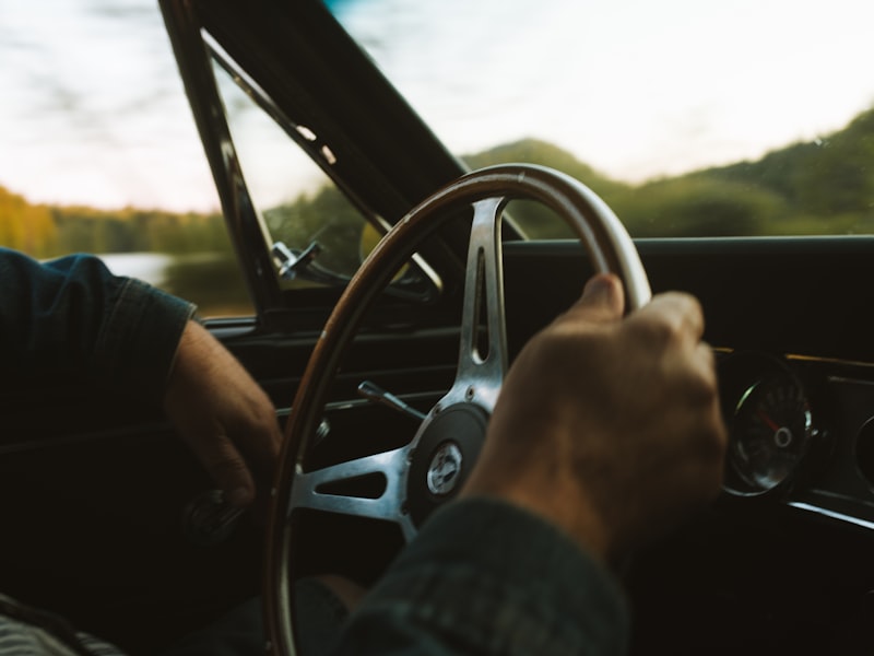 Coins and banknotes as a symbol for the cost of a driver's license